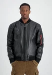 Alpha Industries Herren Jacke Schwarz/Braun/Rot