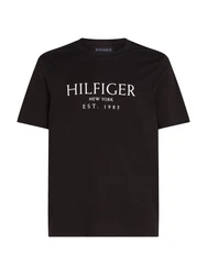Tommy Hilfiger T-Shirt BIG HILFIGER TEE Braun/Dunkelgrün/Schwarz