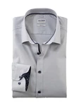 OLYMP Businesshemd Level Five body fit Grau/Silber