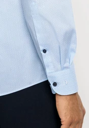 OLYMP Businesshemd Level Five body fit Dunkelblau/Hellblau/Blau