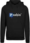 MisterTee Kapuzensweatshirt Herren Pushin P Hoody Lila/Grau/Schwarz/Rosa/Braun