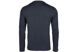 ARMANI EXCHANGE T-Shirt Herren Langarmshirt - Longsleeve Rundhals Logo Blau/Dunkelblau/Hellblau