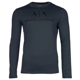 T-Shirt Herren Langarmshirt - Longsleeve, Rundhals, Logo, (Packung, 1er Pack)