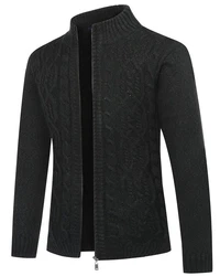 Allthemen Cardigan Herren Strickjacke mit Reißverschluss 