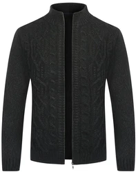 Allthemen Cardigan Herren Strickjacke mit Reißverschluss 