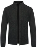 Allthemen Cardigan Herren Strickjacke mit Reißverschluss 