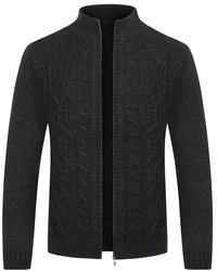 Allthemen Cardigan Herren Strickjacke mit Reißverschluss 