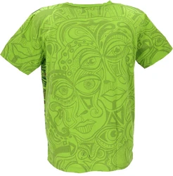 Guru-Shop T-Shirt Mirror T-Shirt grün