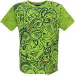 Guru-Shop T-Shirt Mirror T-Shirt grün