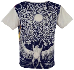 Guru-Shop T-Shirt Mirror T-Shirt hellgrau