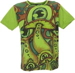 Guru-Shop T-Shirt Mirror T-Shirt Mushroom/grün