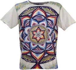 Guru-Shop T-Shirt Mirror T-Shirt hellgrau