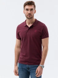 OMBRE Poloshirt Herren Pique Strick Dunkelblau/Mischfarben/Grün/Blau
