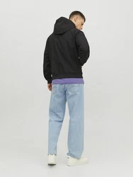 Jack & Jones Outdoorjacke Kurzjacke Schwarz/Dunkelgrau
