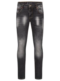 Regular-fit-Jeans Herren Jeans Stonewashed Dunkelgrau RC-2404