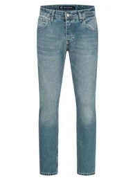 Regular-fit-Jeans Herren Jeans Stonewashed Hellblau RC-2403