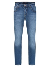 Regular-fit-Jeans Herren Jeans Stonewashed Blau RC-2401