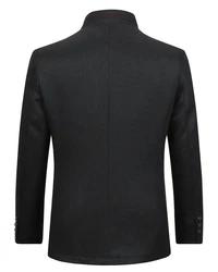 Allthemen Kurzmantel mit Stehkragen Business 
