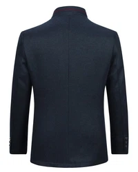 Allthemen Kurzmantel mit Stehkragen Business 