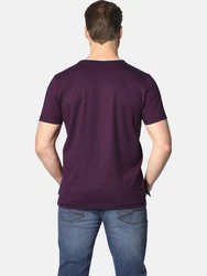 Jan Vanderstorm T-Shirt HAFTOR Dunkelblau/Lila/Dunkelrot