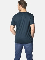 Jan Vanderstorm T-Shirt HAFTOR Hellblau/Dunkelblau/Blau
