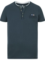 Jan Vanderstorm T-Shirt HAFTOR Hellblau/Dunkelblau/Blau