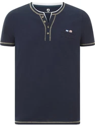 Jan Vanderstorm T-Shirt HAFTOR Dunkelblau/Blau