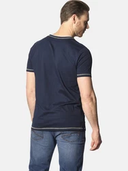 Jan Vanderstorm T-Shirt HAFTOR Dunkelblau/Blau