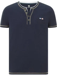 Jan Vanderstorm T-Shirt HAFTOR Dunkelblau/Blau