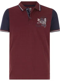 Poloshirt OLEJORN mit kontrastfarbenen rmeln