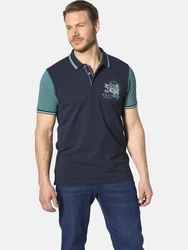 Jan Vanderstorm Poloshirt OLEJORN kontrastfarbenen