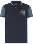 Jan Vanderstorm Poloshirt OLEJORN kontrastfarbenen