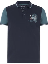 Jan Vanderstorm Poloshirt OLEJORN kontrastfarbenen