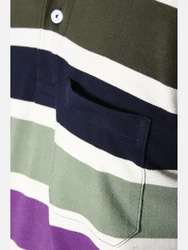 Babista Poloshirt VELDORINI grn gestreift