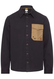 Hemdjacke aus reiner Baumwolle