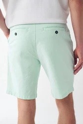 Next Chinoshorts Stretch-Chinoshorts Slim-Fit Grün/Hellgrün/Türkis