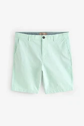 Next Chinoshorts Stretch-Chinoshorts Slim-Fit Grün/Hellgrün/Türkis