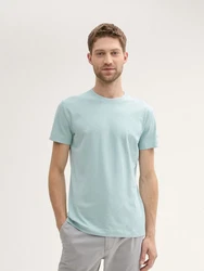 TOM TAILOR T-Shirt Blau/Hellblau/Türkis/Hellgrün