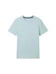 TOM TAILOR T-Shirt Blau/Hellblau/Türkis/Hellgrün