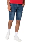 TIMEZONE Cargoshorts Cargo Jeans Shorts Kurze Bermuda Hose (5512) Blau (5512)