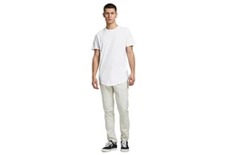 JACK & JONES T-Shirt JJENoa Dunkelblau/Weiß/Schwarz
