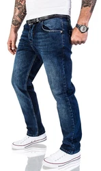 Rock Creek Straight-Jeans Herren RC-2140 Dunkelblau (RC-2140)