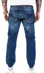 Rock Creek Straight-Jeans Herren RC-2140 Dunkelblau (RC-2140)