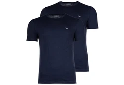 Emporio Armani T-Shirt 2er Pack ENDURANCE Rundhals Marine