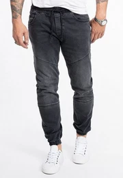 Regular-fit-Jeans Herren Jeans Jogger-Style Dunkelgrau RC-2190