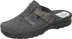 Fly Flot Hausschuh Hellblau/Grau/Braun/Blau/Dunkelgrau