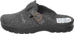 Fly Flot Hausschuh Hellblau/Grau/Braun/Blau/Dunkelgrau