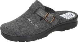 Fly Flot Hausschuh Hellblau/Grau/Braun/Blau/Dunkelgrau