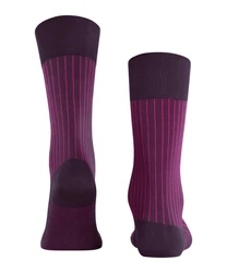 FALKE Socken Oxford Stripe  Lila/Rosa