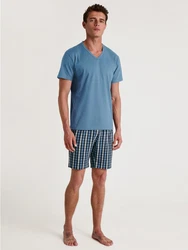 CALIDA Shorty Special Herren Blau/Hellblau/Grau